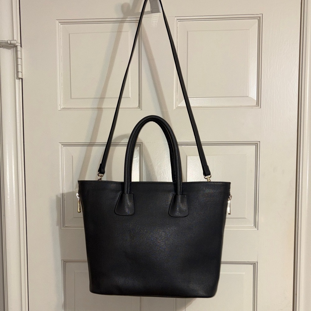 Vera Pelle Classic Gray Tote Bag - Picture 11 of 11